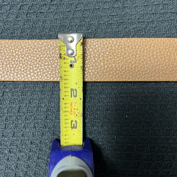 J. McLaughlin Reversible Brown Belt with Gold Buckle - Picture 10 of 12